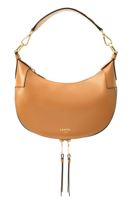 Женская сумка origami small LANCEL светло-коричневого цвета, арт. A13313 | Фото 1 (Драгоценные камни: Проставлено; Материал: Натуральная кожа; Материал сплава: Проставлено; Размер: small)