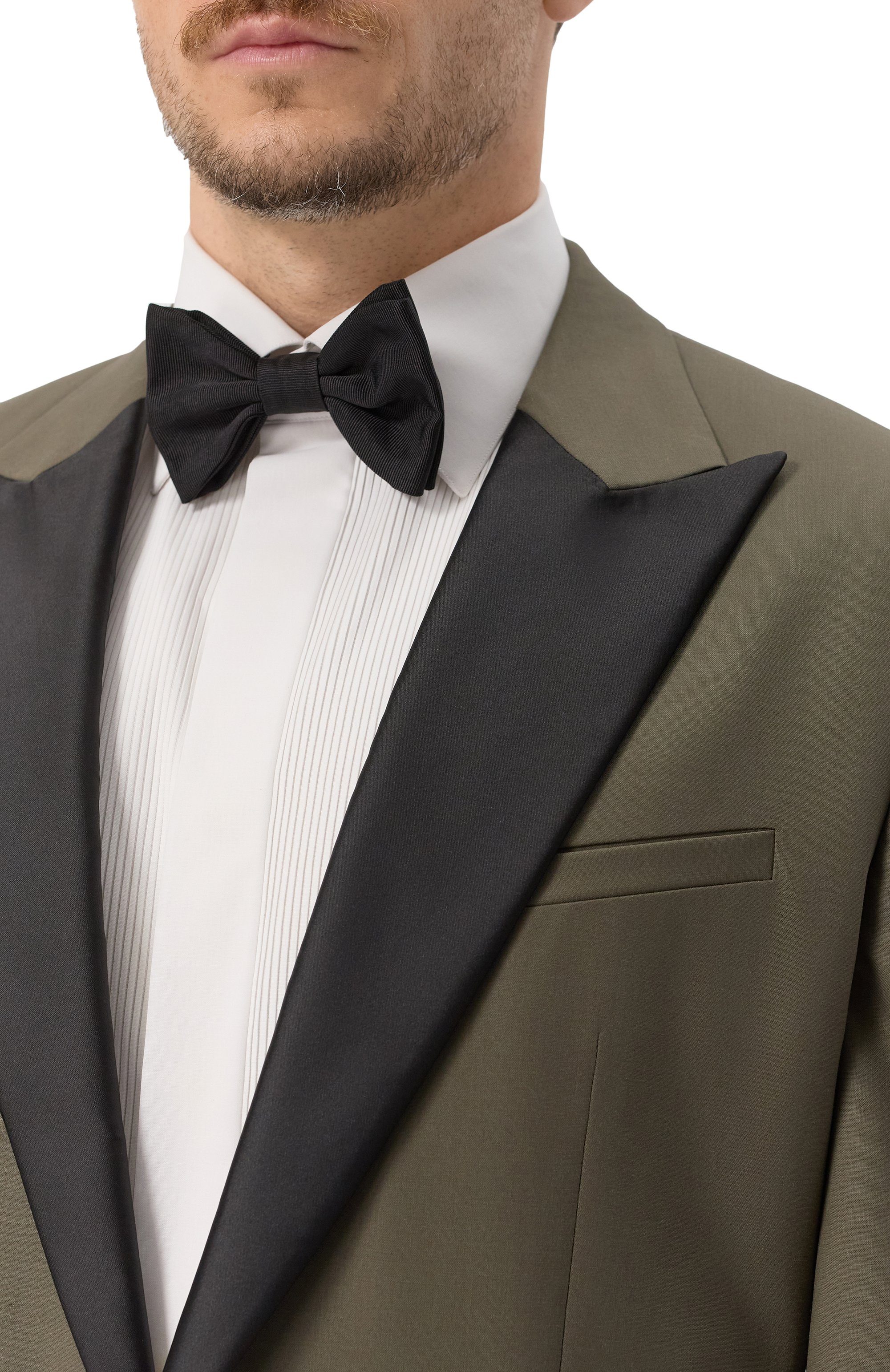 Смокинг HUGO хаки цвета по цене 69950 руб., арт. 50544619, фото 6 Смокинг HUGO, арт. 50544619, фото 6