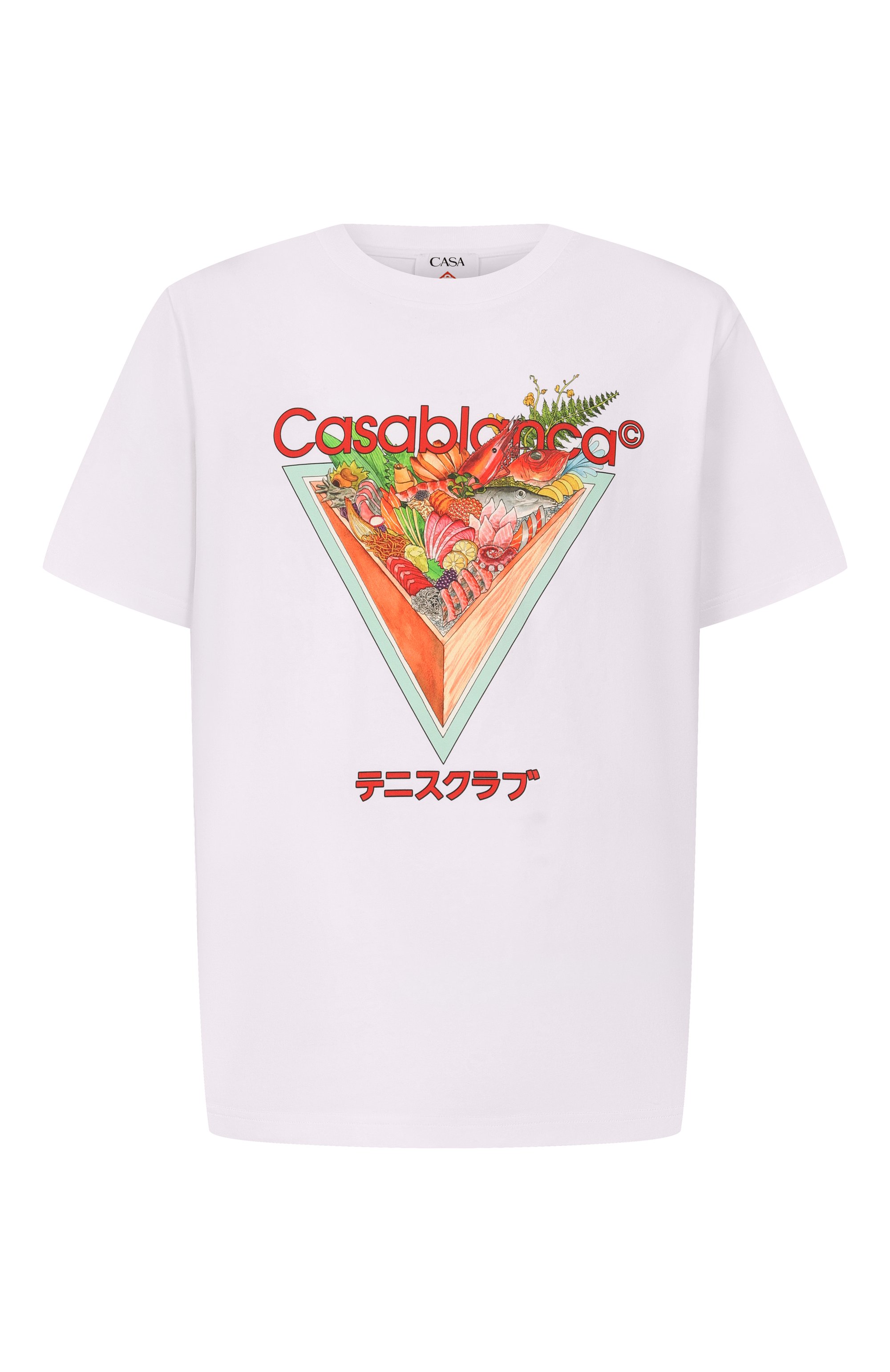 Хлопковая футболка CASABLANCA, арт. M-AW25-JTS-001-01, фото 1