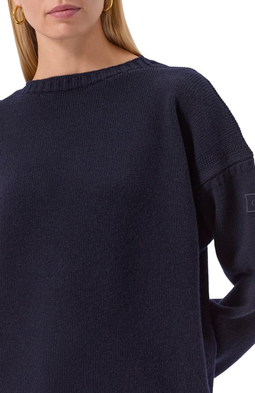 Свитер из шерсти и кашемира Chloé CH25AMP48810 Синий  CH25AMP48810 Фото 5