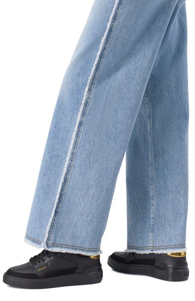 Кожаные кеды b-court BALMAIN, арт. DN0VI727/LBS0, фото 3