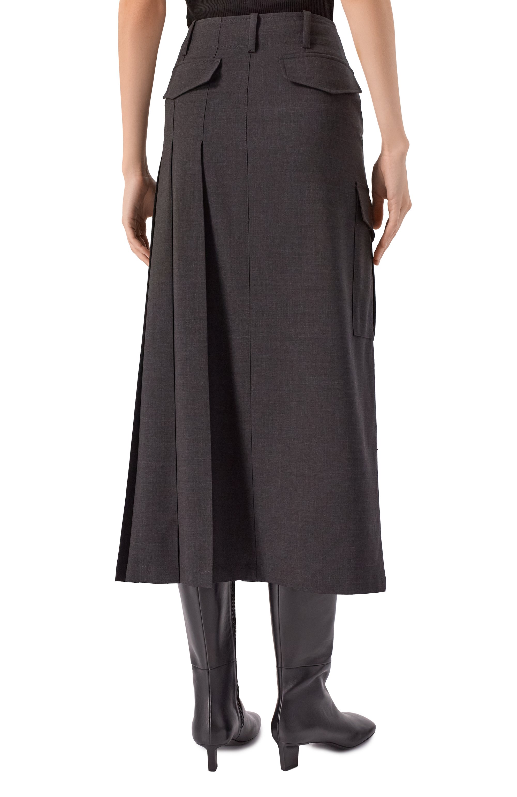 Шерстяная юбка P.A.R.O.S.H., арт. LUW00L-D621165, фото 4