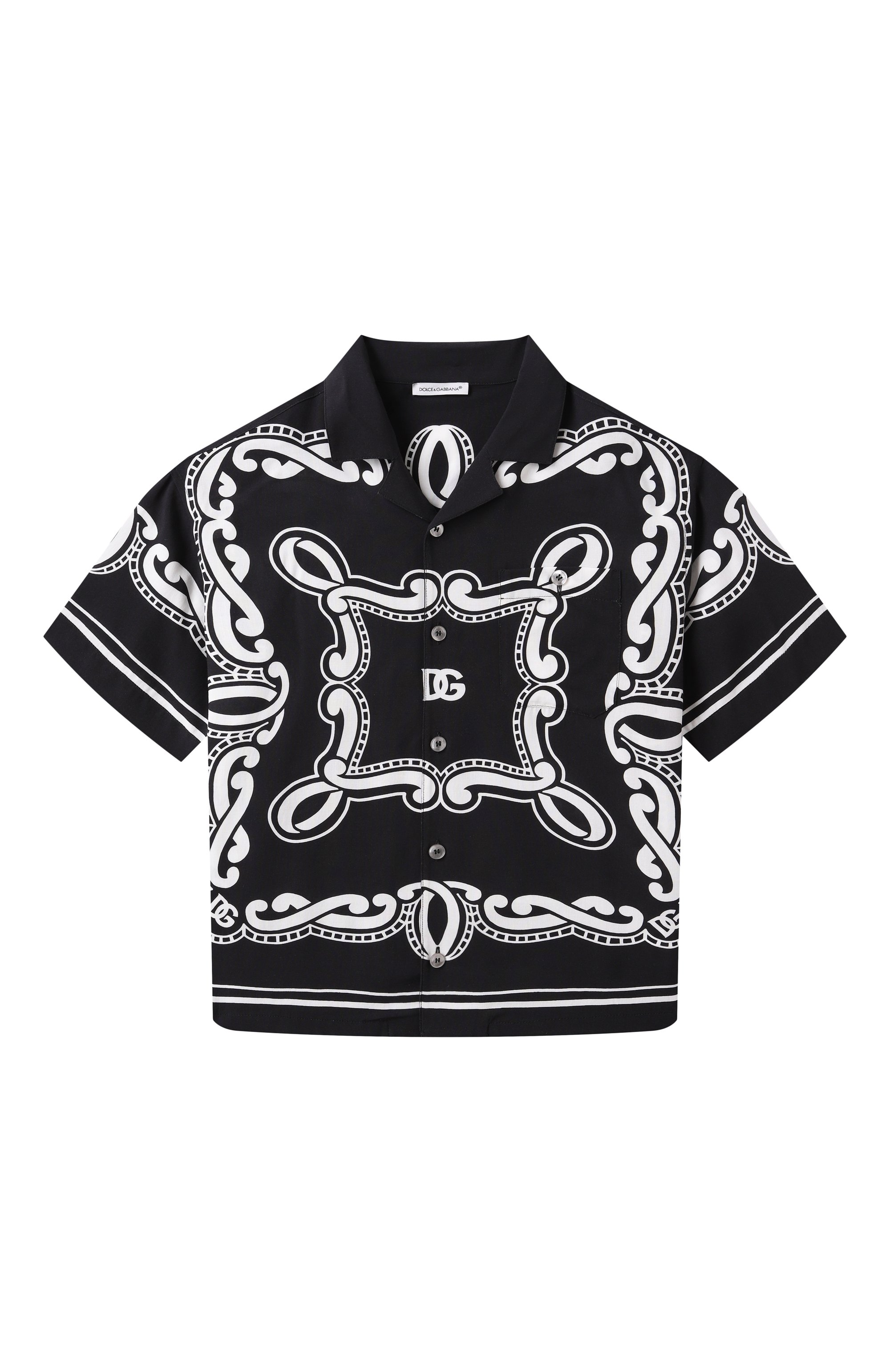 Рубашка из вискозы DOLCE & GABBANA, арт. L43S81/FP8F7/8-14, фото 1