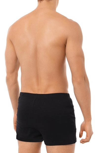 Хлопковые боксеры HANRO черного цвета по цене 21940 руб., арт. 073172., фото 3 Хлопковые боксеры HANRO, арт. 073172., фото 3