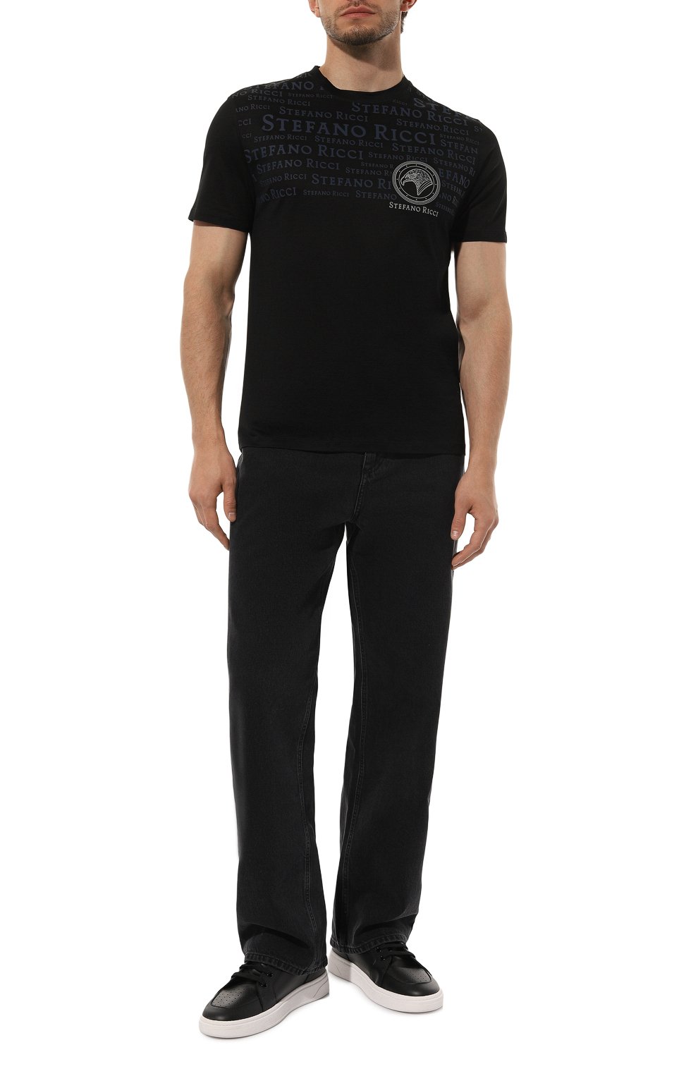 Хлопковая футболка STEFANO RICCI, арт. MNH4203290/TE0001, фото 2