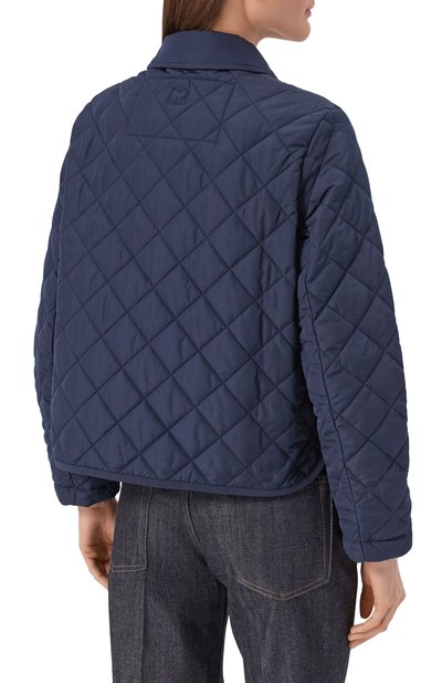 Куртка WEEKEND MAX MARA темно-синего цвета по цене 36850 руб., арт. WKDGEL0, фото 4 Куртка WEEKEND MAX MARA, арт. WKDGEL0, фото 4