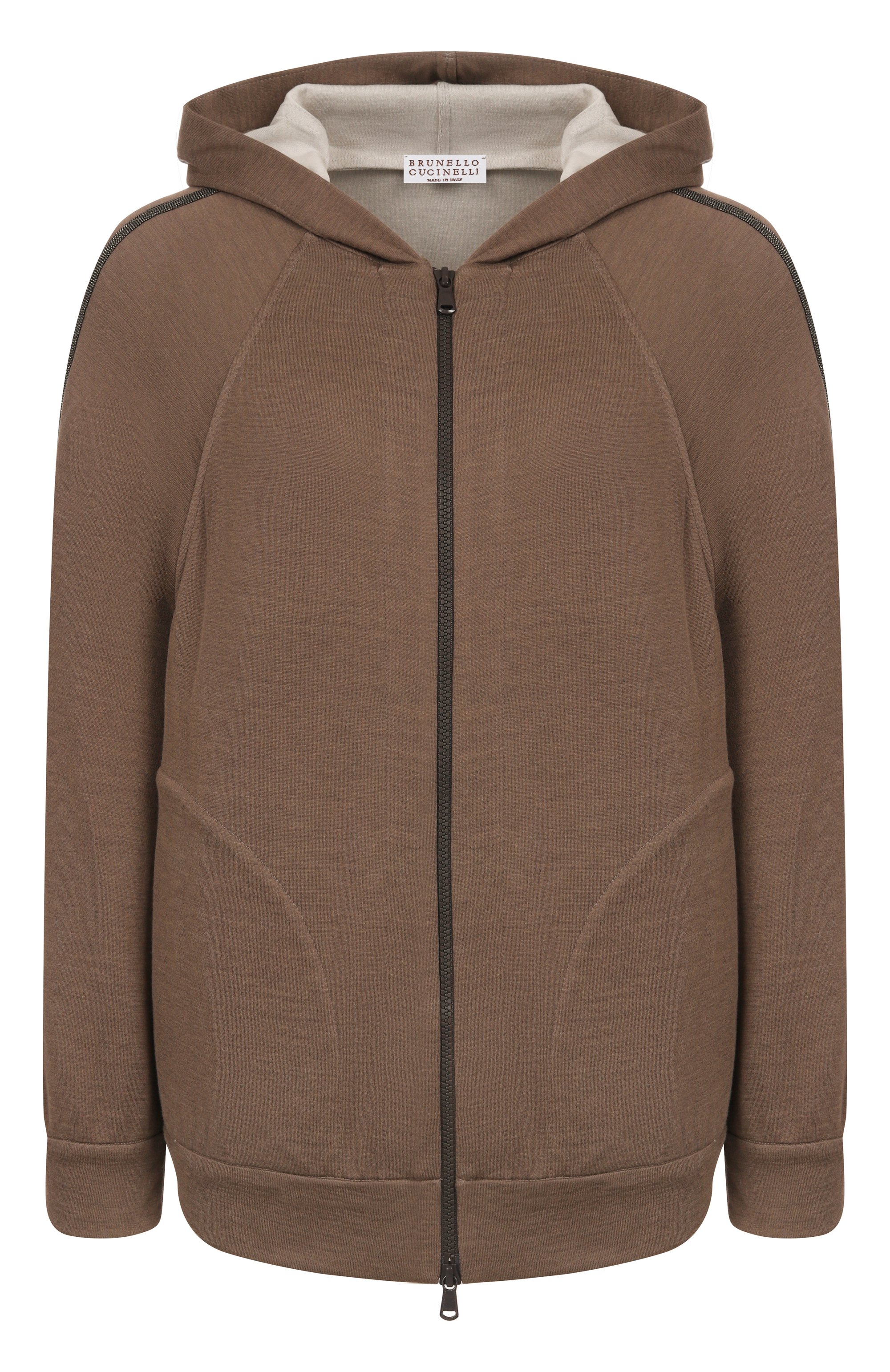 Толстовка из хлопка и шелка BRUNELLO CUCINELLI, арт. MD828SM606, фото 1