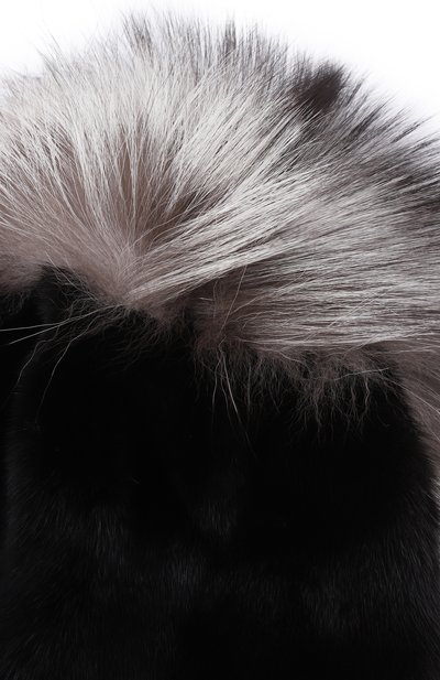 Меховая шапка нея из норки FURLAND черного цвета по цене 97900 руб., арт. 0093600110190300275, фото 3 Меховая шапка нея из норки FURLAND, арт. 0093600110190300275, фото 3