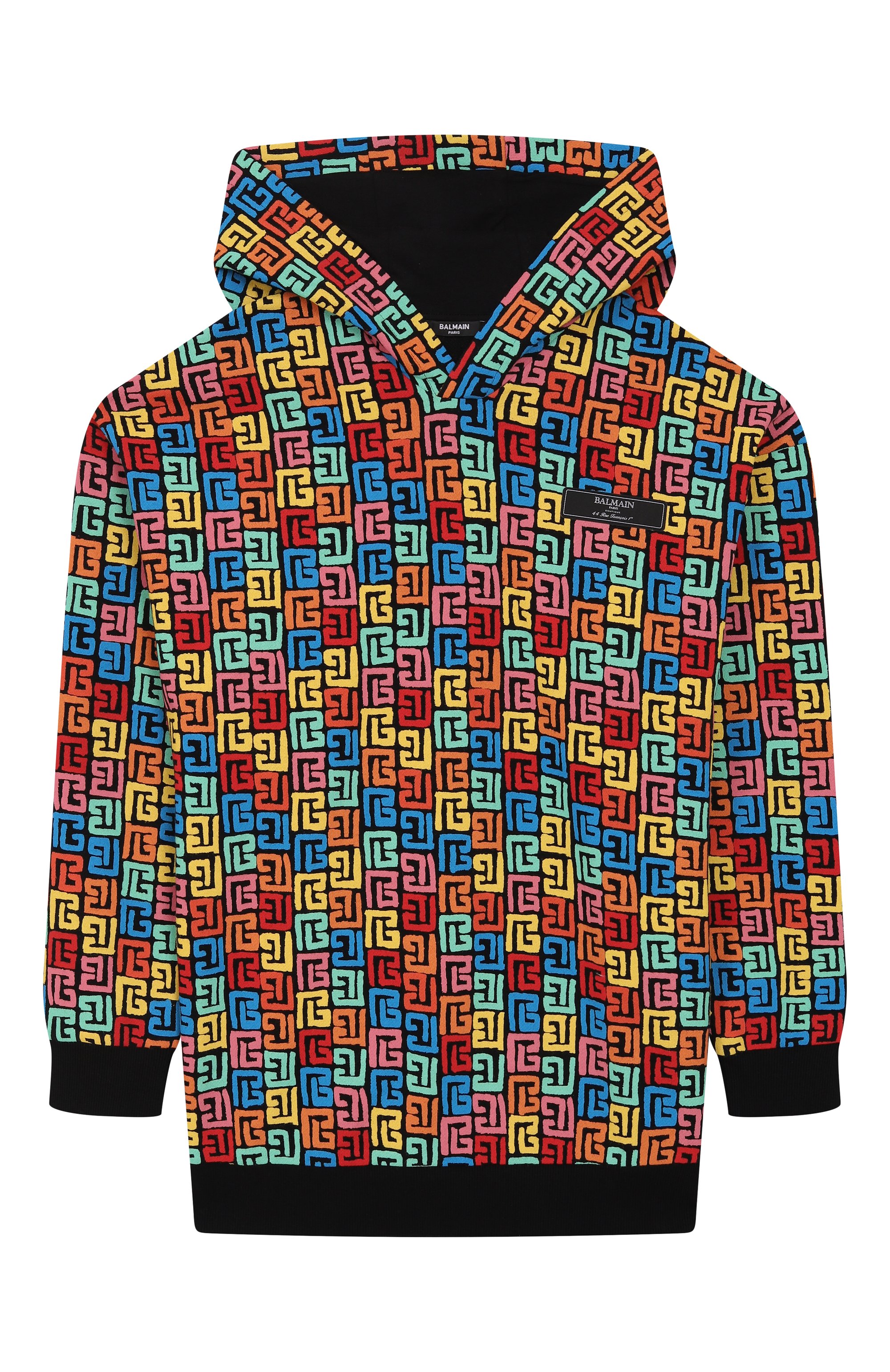 Хлопковое худи BALMAIN, арт. BW4Q50, фото 1