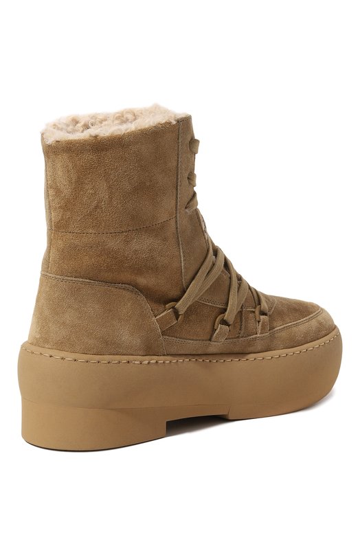 Замшевые ботинки Gia 24 GIABORGHINI Бежевый, фото 5