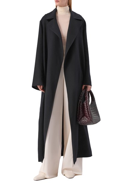 Пальто из кашемира и шелка LORO PIANA темно-синего цвета по цене 1130000 руб., арт. FAN2742, фото 2 Пальто из кашемира и шелка LORO PIANA, арт. FAN2742, фото 2