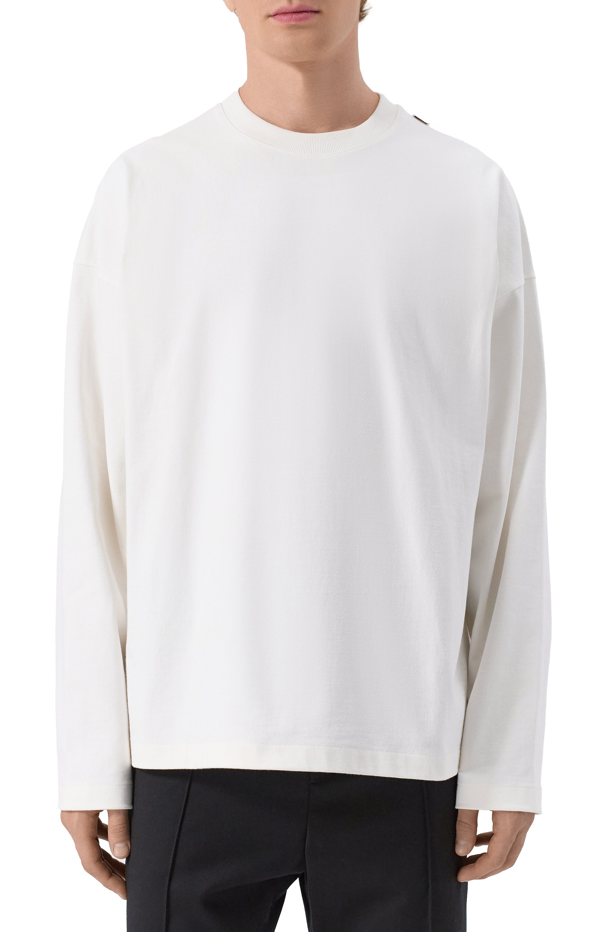 Хлопковый лонгслив JIL SANDER, арт. J22GC0200/J20244, фото 3