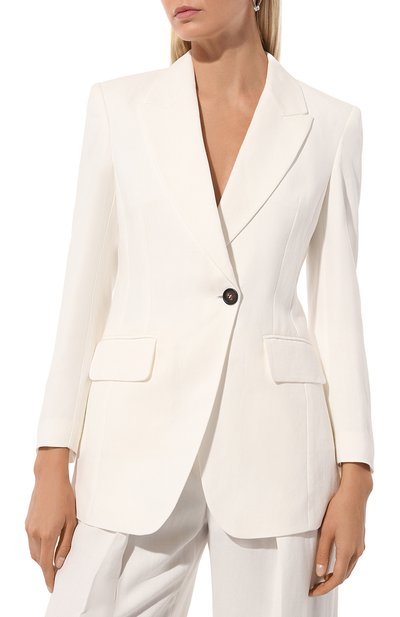 Жакет из вискозы и льна BRUNELLO CUCINELLI, арт. MH1262682, фото 3