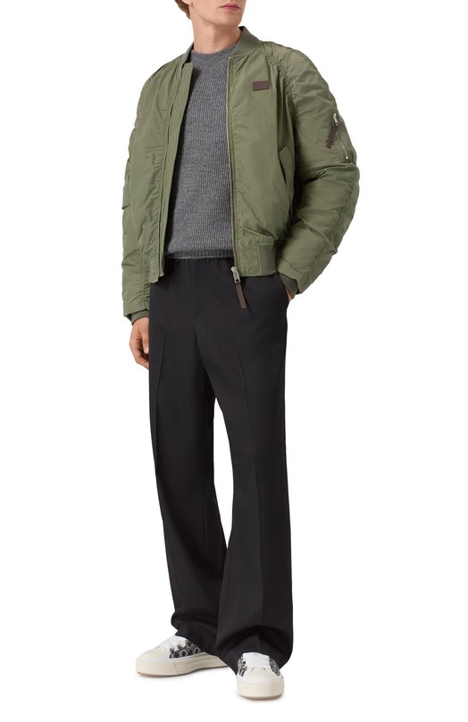 Текстильные кеды Court Amiri AMF0SR1145 Чёрно-белый  AMF0SR1145 Фото 2