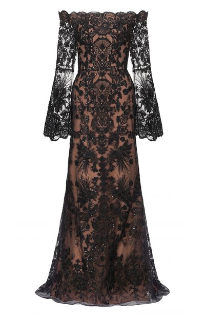 Женское платье из шелка и вискозы ELIE SAAB, арт. D0403NR26/TUL02