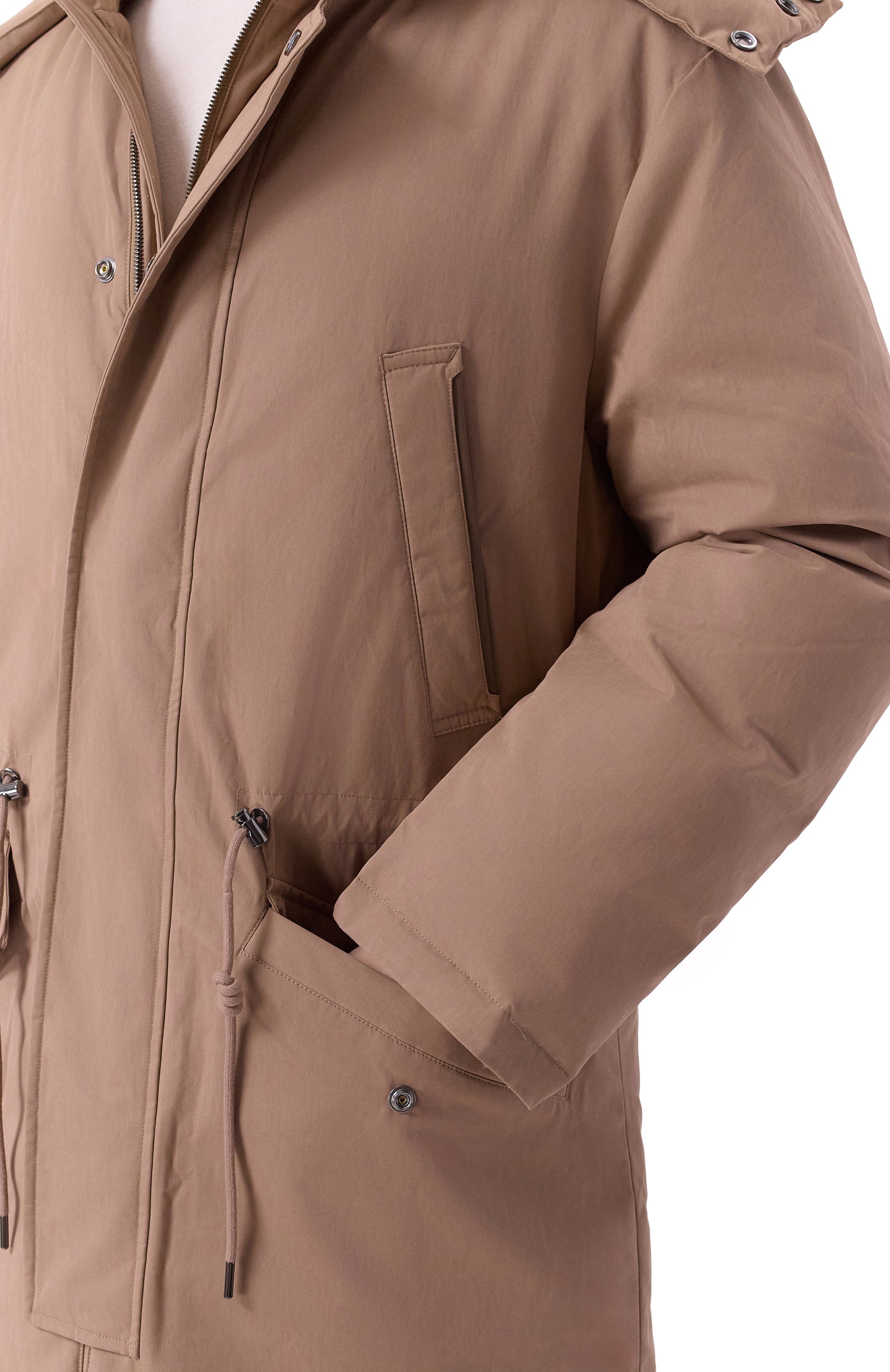 Пуховая парка ural 12 STOREEZ бежевого цвета по цене 65000 руб., арт. 135204, фото 5 Пуховая парка ural 12 STOREEZ, арт. 135204, фото 5