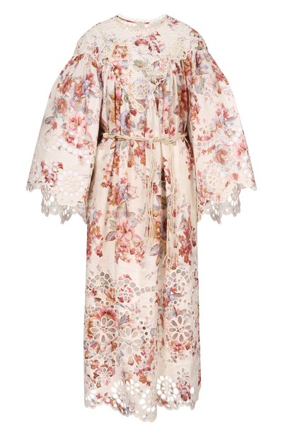 Женское льняное платье ZIMMERMANN, арт. 5801DRS261