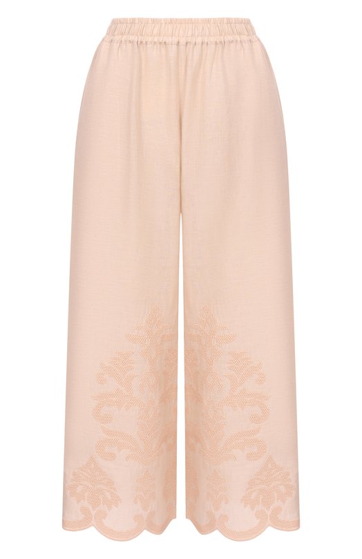 Хлопковые брюки Kiton D61119K0861G Кремовый D61119K0861G