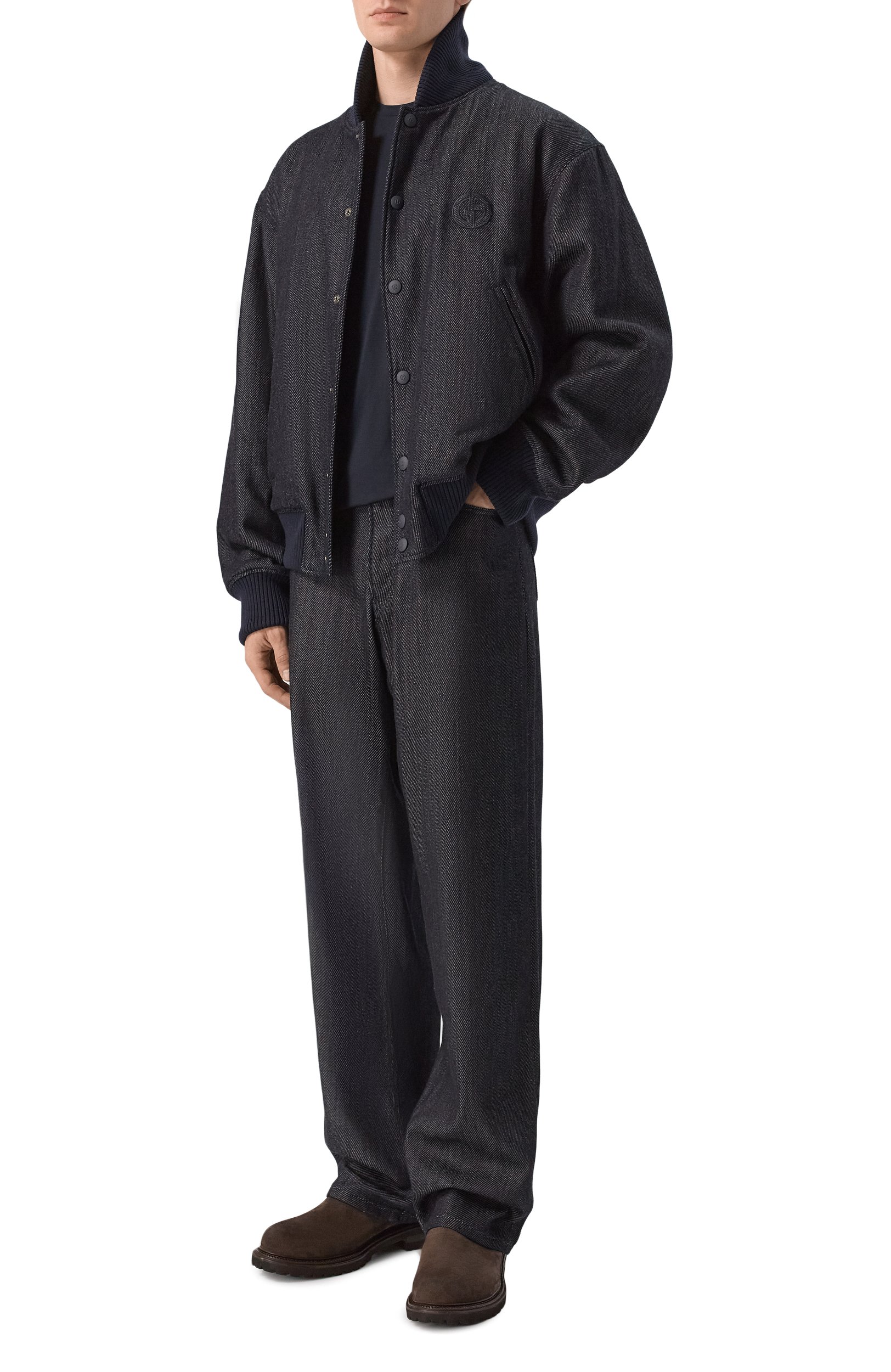 Хлопковый бомбер GIORGIO ARMANI, арт. GM004510/AF28722, фото 2