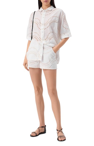 Шорты из хлопка и льна CHARO RUIZ IBIZA, арт. 254500, фото 2