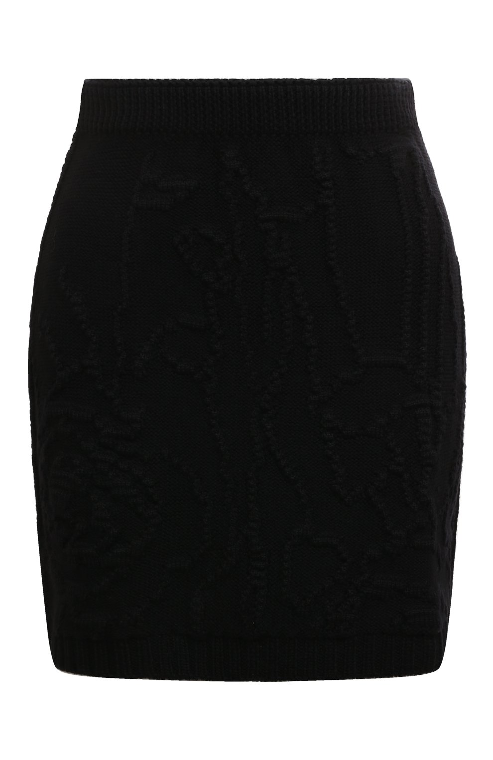 Шерстяная юбка AND THE BRAND черного цвета по цене 54700 руб., арт. W24-SK018-0702-900, фото 1 Шерстяная юбка AND THE BRAND, арт. W24-SK018-0702-900, фото 1