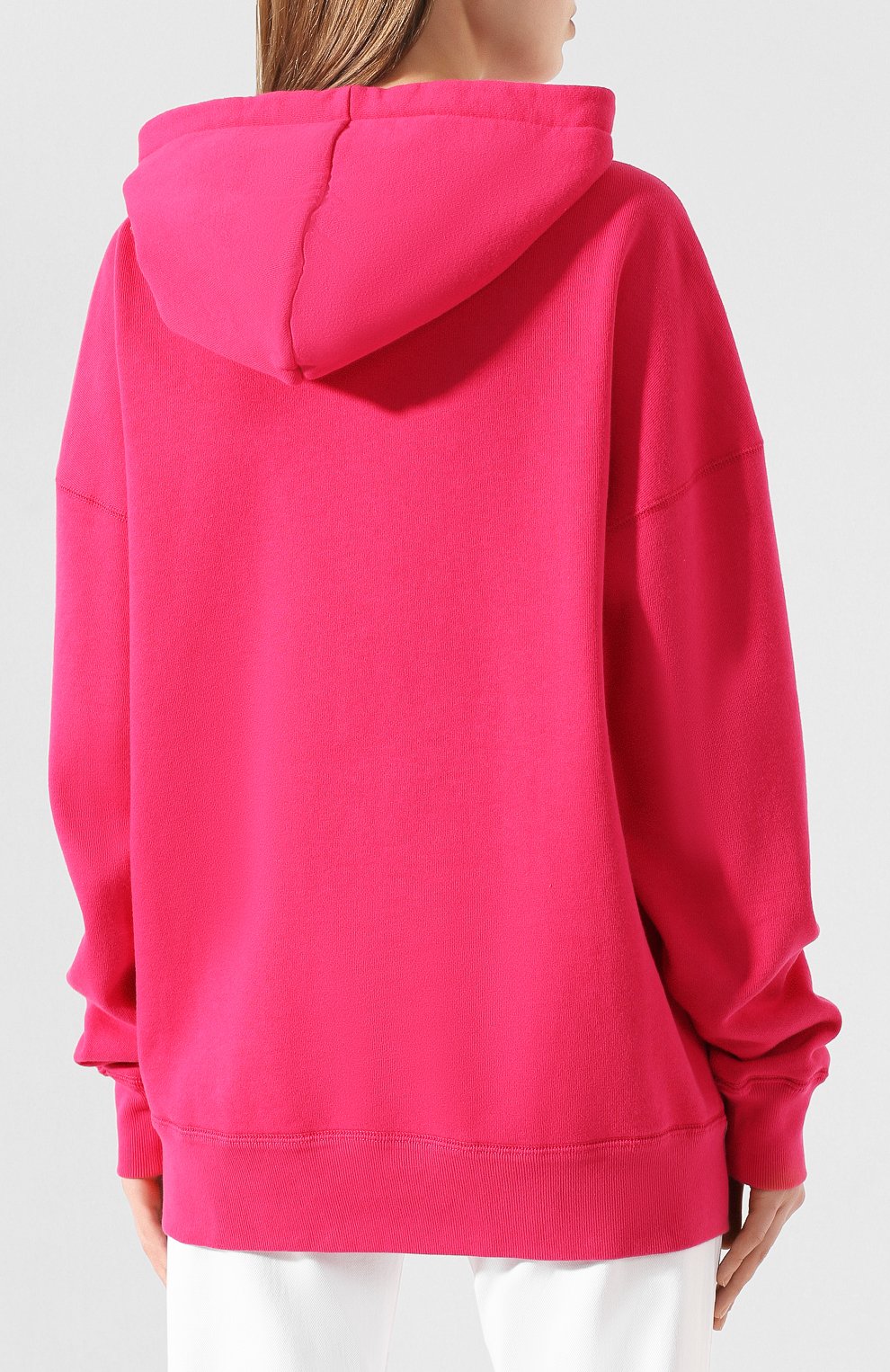 Хлопковое худи ISABEL MARANT ETOILE розового цвета по цене 22350 руб., арт. SW0031-20P035E/MANSEL, фото 4 Хлопковое худи ISABEL MARANT ETOILE, арт. SW0031-20P035E/MANSEL, фото 4
