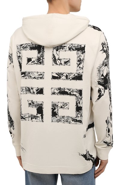 Хлопковое худи GIVENCHY, арт. BM715S3Y6B, фото 4