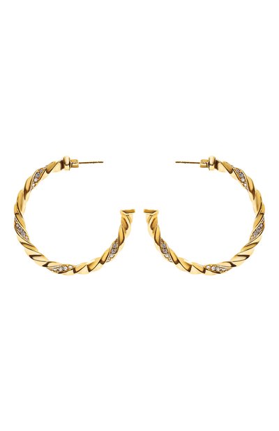 Серьги CRYSTAL HAZE, арт. R0PE CHAIN H00PS, фото 1