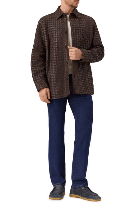 Мужские замшевые дерби daddy BOTTEGA VENETA, арт. 837866/V4QN0