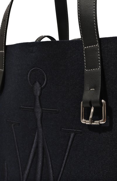 Сумка-тоут belt small JW ANDERSON темно-синего цвета по цене 63650 руб., арт. HB0243FA0146, фото 3 Сумка-тоут belt small JW ANDERSON, арт. HB0243FA0146, фото 3