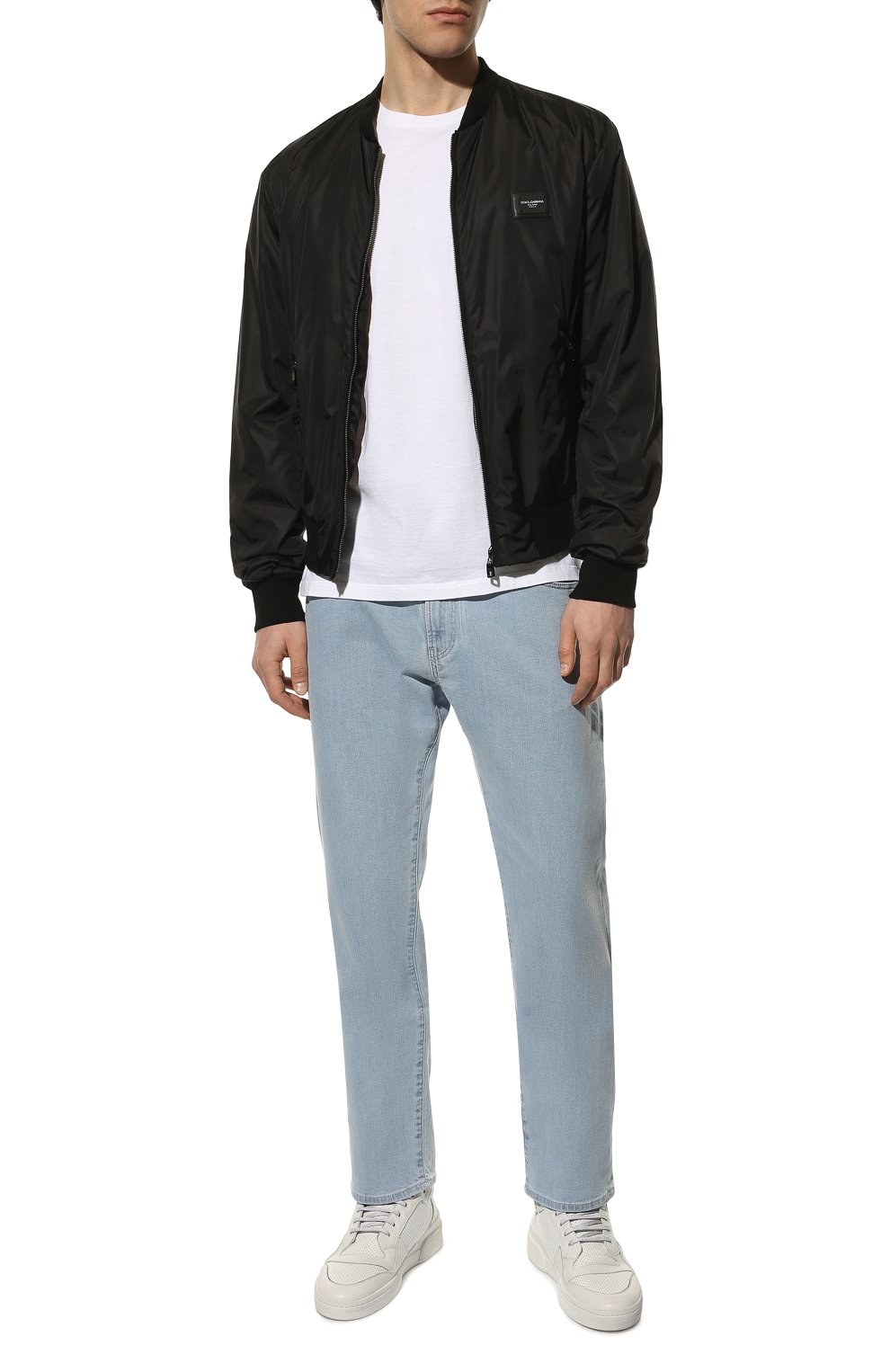 Хлопковая футболка SAINT LAURENT белого цвета по цене 32650 руб., арт. 554302/YB2FT, фото 2 Хлопковая футболка SAINT LAURENT, арт. 554302/YB2FT, фото 2