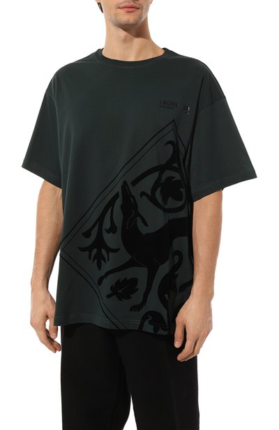 Хлопковая футболка TRUSSARDI, арт. 52T00760-1T006522, фото 3