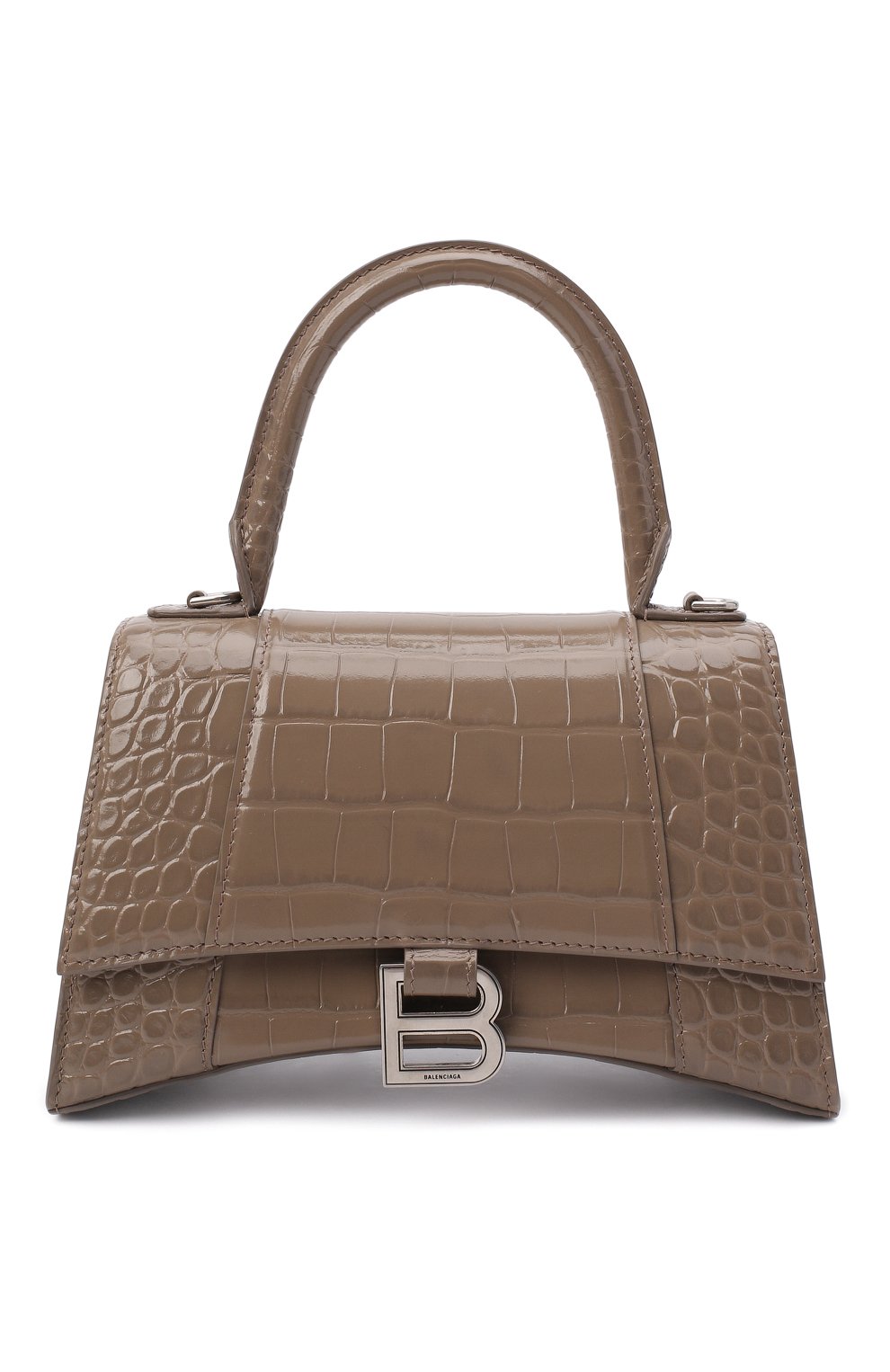 Сумка hourglass small BALENCIAGA бежевого цвета по цене 352500 руб., арт. 593546/1LR6Y, фото 1 Сумка hourglass small BALENCIAGA, арт. 593546/1LR6Y, фото 1