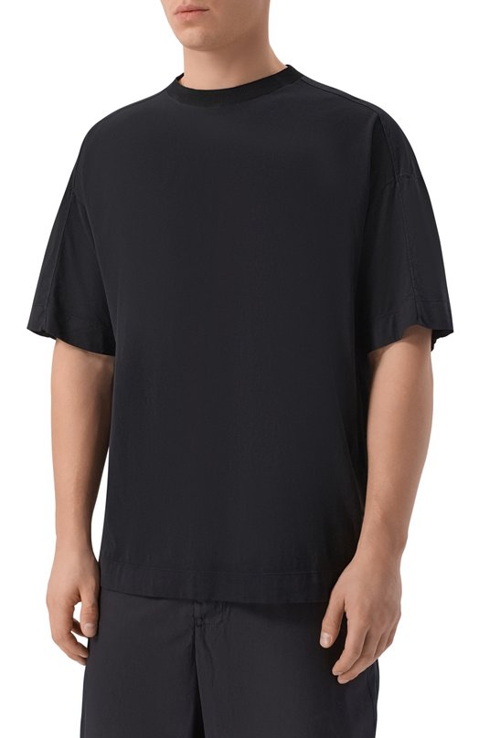 Хлопковая футболка Transit CFUTRC1365 Чёрный  CFUTRC1365 Фото 3