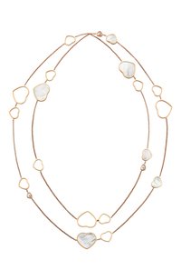 Колье CHOPARD бесцветного цвета по цене 1735500 руб., арт. 817482-5301, фото 1 Колье CHOPARD, арт. 817482-5301, фото 1
