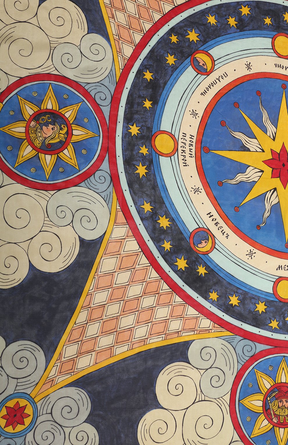 Шелковый платок небесный хоровод GOURJI, арт. T28SKD7R, фото 5