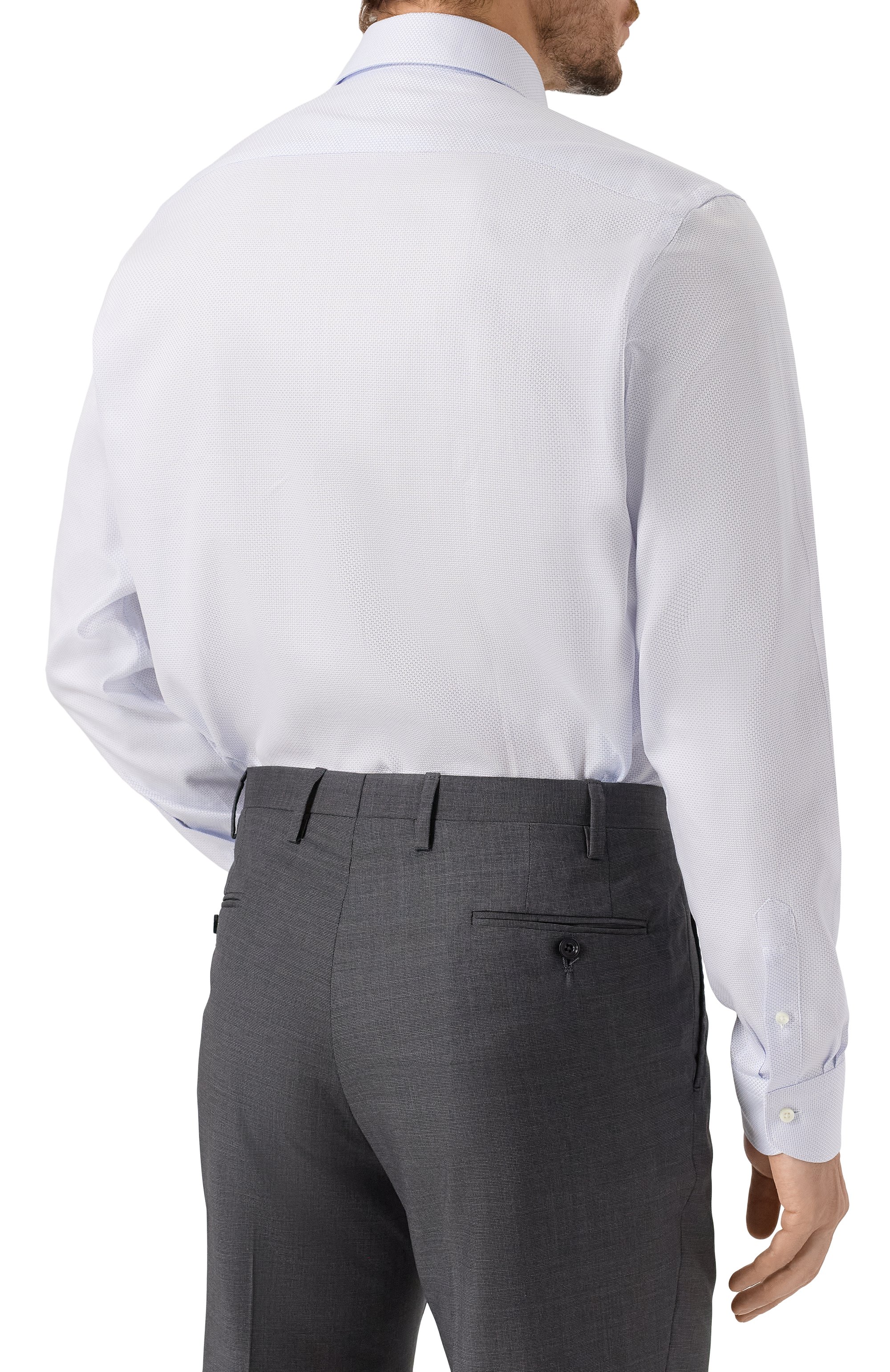 Хлопковая сорочка CANALI, арт. NCL7098/GR03625, фото 4