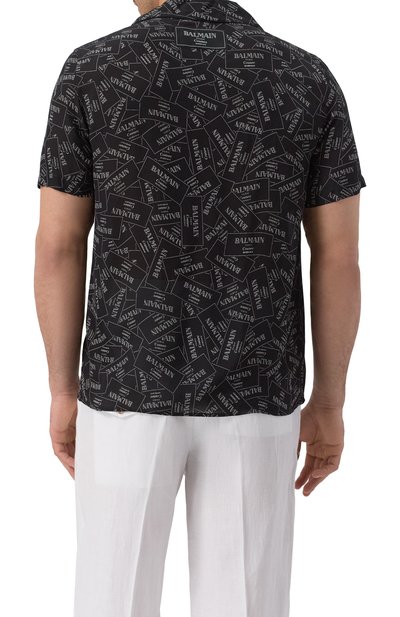 Рубашка из вискозы BALMAIN, арт. EH1HN070/VH56, фото 4