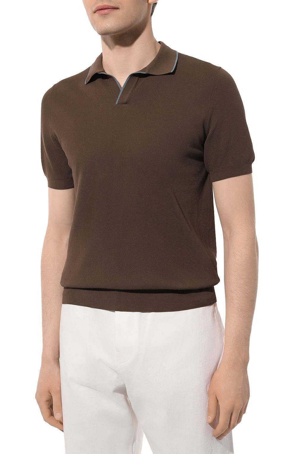 Хлопковое поло  GRAN SASSO, арт. 57157/20642, фото 3