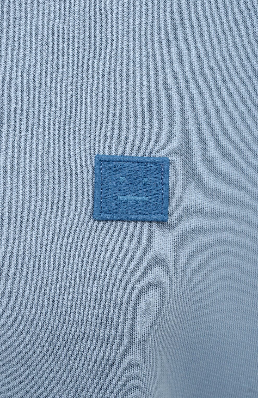 Хлопковое худи ACNE STUDIOS голубого цвета по цене 45600 руб., арт. CI0079/W, фото 5 Хлопковое худи ACNE STUDIOS, арт. CI0079/W, фото 5