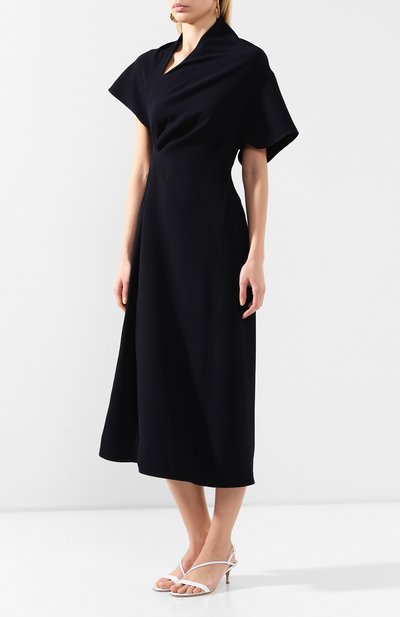 Платье VICTORIA BECKHAM темно-синего цвета по цене 140500 руб., арт. 1120WDR000691A, фото 3 Платье VICTORIA BECKHAM, арт. 1120WDR000691A, фото 3