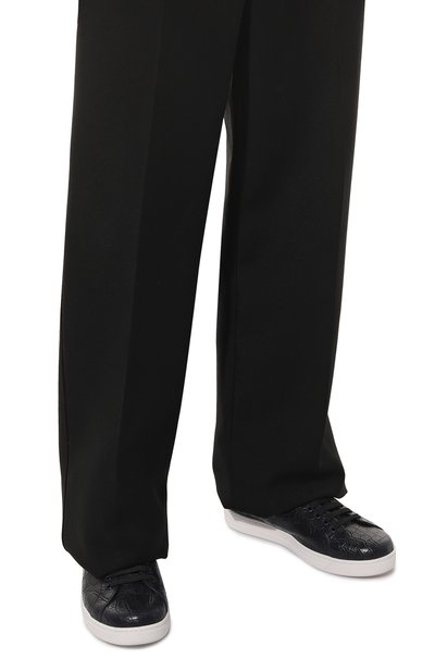 Кеды из кожи каймана PRADA, арт. 4E3370-XNL-F0Q8A, фото 3