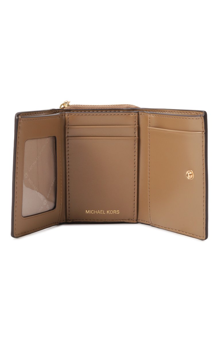 Женские кожаное портмоне empire MICHAEL MICHAEL KORS бежевого цвета, арт. 32S4G8ED8L | Фото 3 (Нос: Не проставлено; Материал: Натуральная кожа)