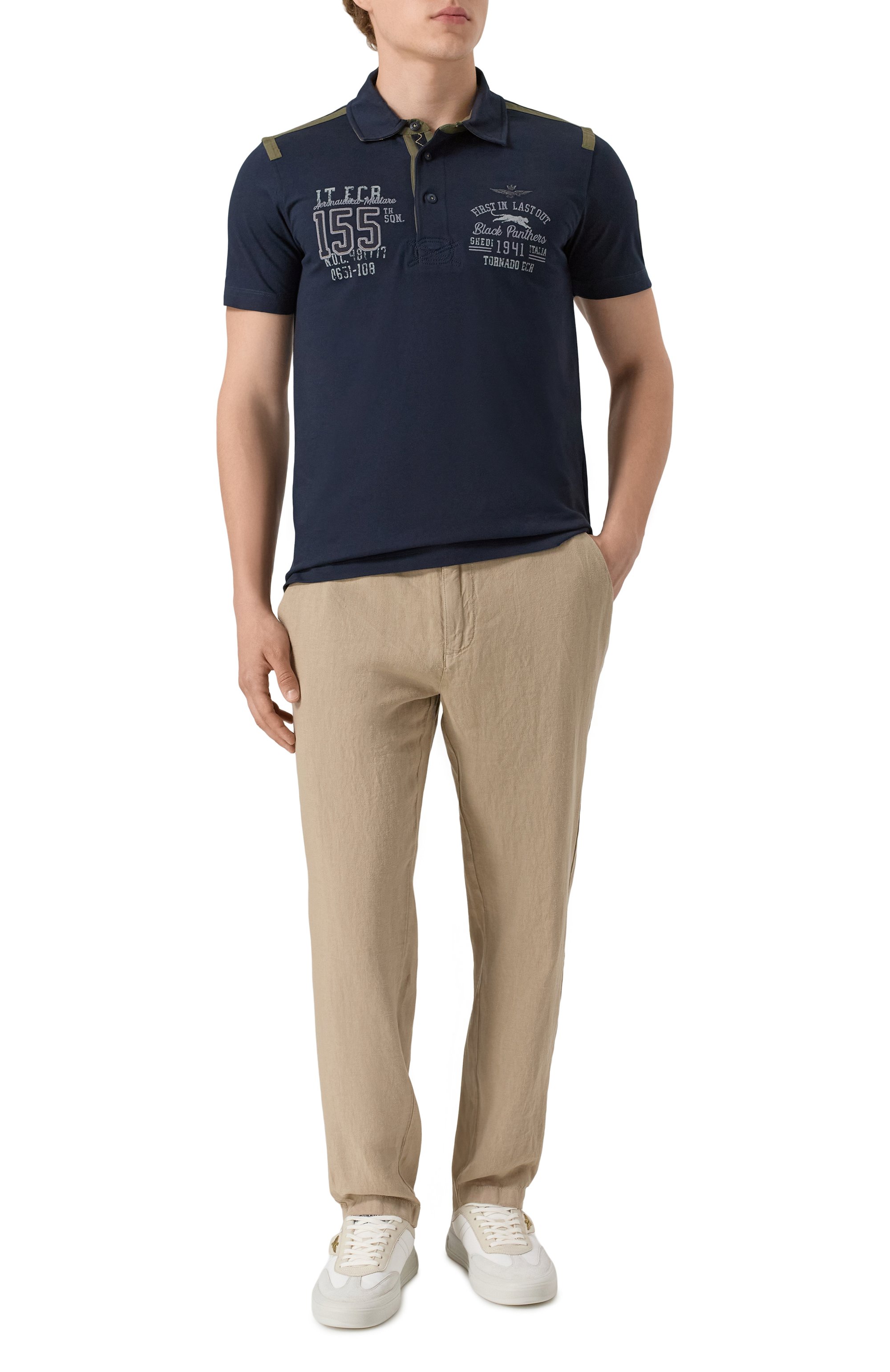 Льняные брюки AERONAUTICA MILITARE, арт. 251PA1656CT3508, фото 2