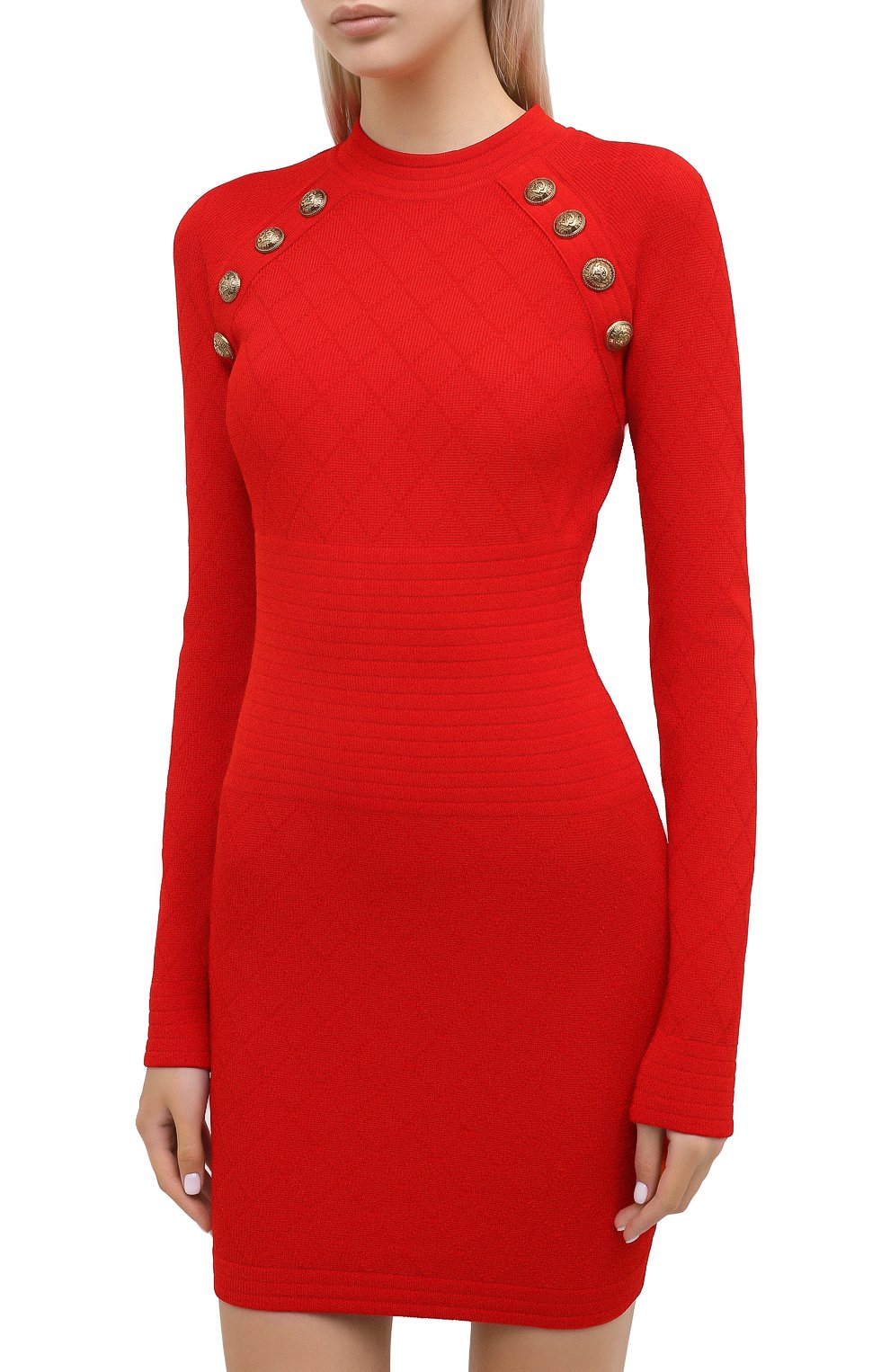 Платье из вискозы BALMAIN, арт. UF16213/K110, фото 3