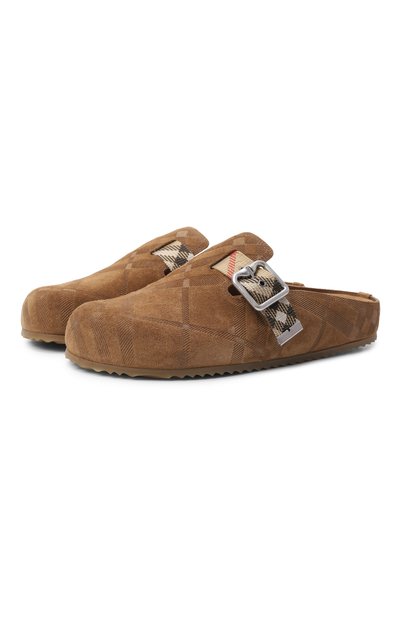 Женские замшевые сабо urchin BURBERRY, арт. 8113393