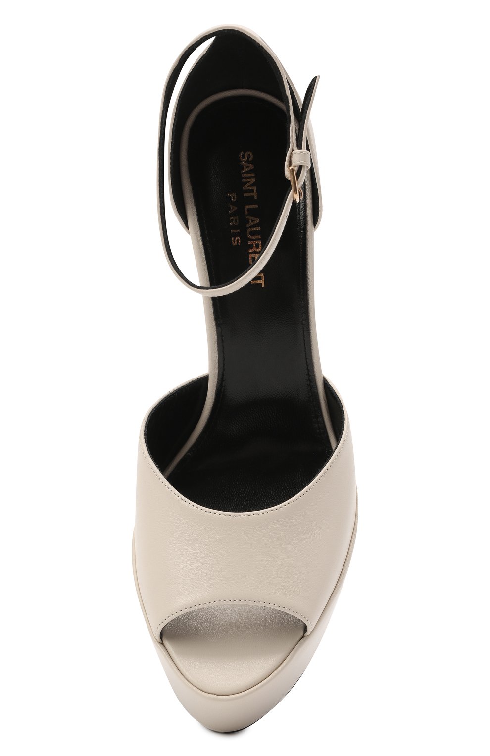 Кожаные босоножки jodie SAINT LAURENT, арт. 650258/1ZJ00, фото 5