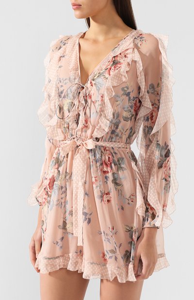 Шелковый комбинезон ZIMMERMANN, арт. 5567YB0W, фото 3