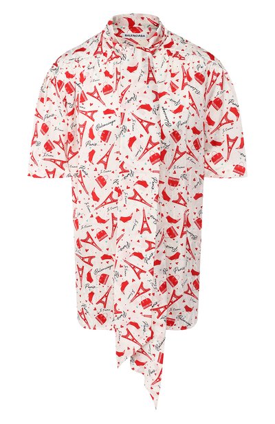 Женская шелковая блузка BALENCIAGA, арт. 602571/TGLA5