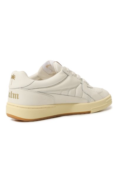 Кожаные кеды university PALM ANGELS, арт. PMIA078E23LEA0020101, фото 5